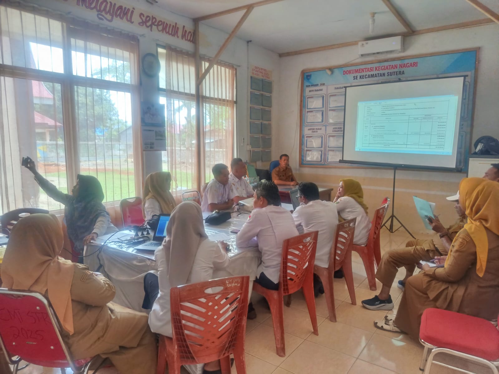 Evaluasi APB nagari Aur Duri Surantih, Senin 23 Februari 2026