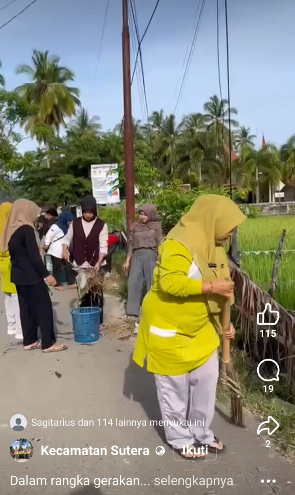 Pelaksanaan Goro Bersama Dalam Rangka Gerakan Indonesia ASRI ( Aman, Sehat, Resik,dan Indah)