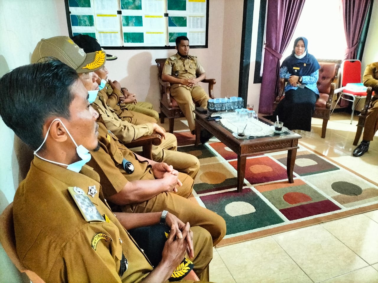 RAPAT KOORDINASI TENTANG PENINGKATAN CAPAIAN VAKSINASI COVID - 19