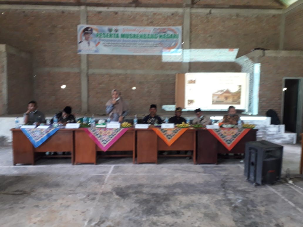 Musrenbang di Nagari Ganting Mudiak Utara Surantih