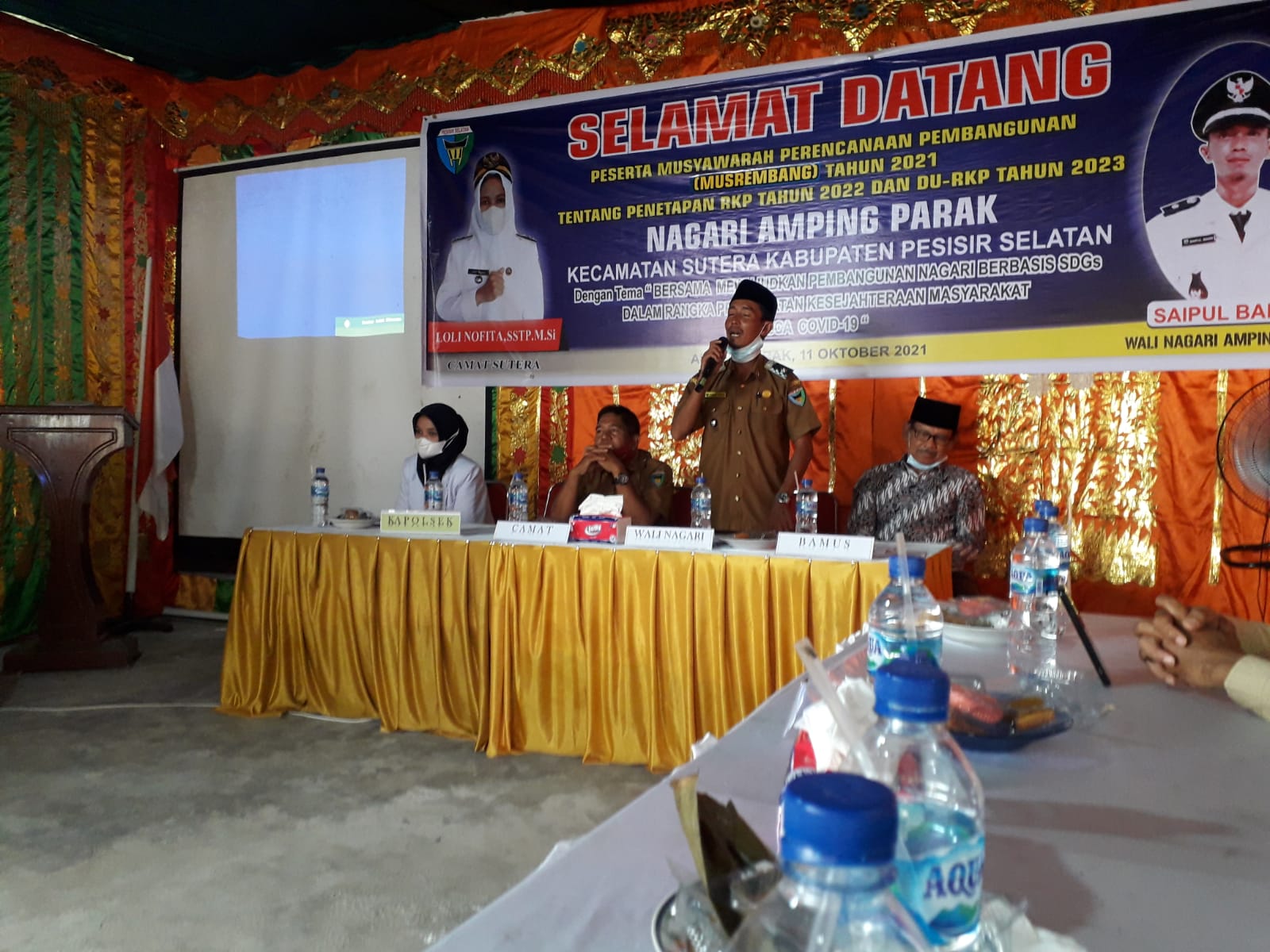Musrenbang di Nagari Amping Parak Kecamatan Sutera