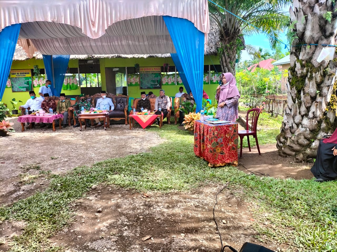 Peresmian Mushalla Al -Uqwah di Komplek SD IT Cimpu Nagari Surantih Kecamatan Sutera 