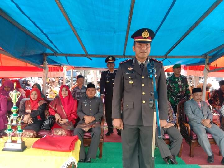 Penurunan  Bendera Pusaka (Paskibraka).