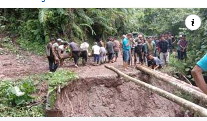 Hujan Lebat di Sutera, Jembatan Putus, Kini Sudah Bisa Dilalui Lagi