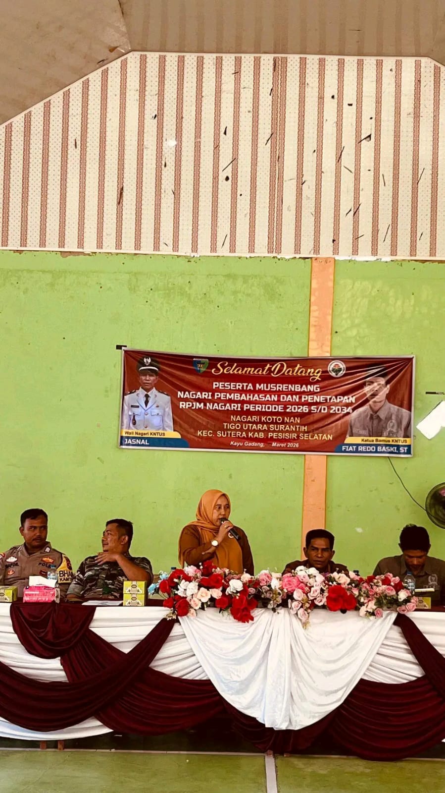 Musrembang Koto Nan Tigo Utara Surantih, Senin 30 Maret 2026